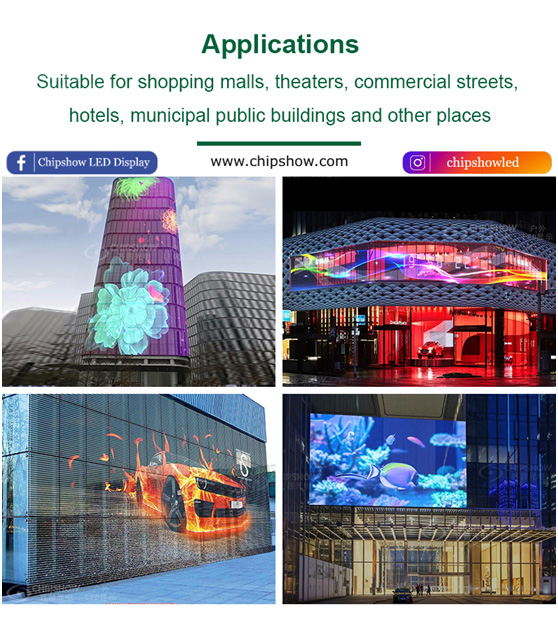 Pantalla publicitaria hueca