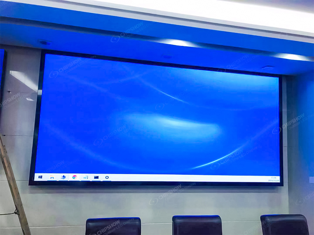 Pantalla de visualización de paso pequeño para interiores