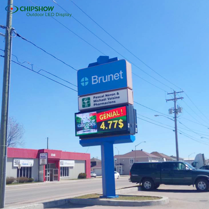 Señales LED al aire libre