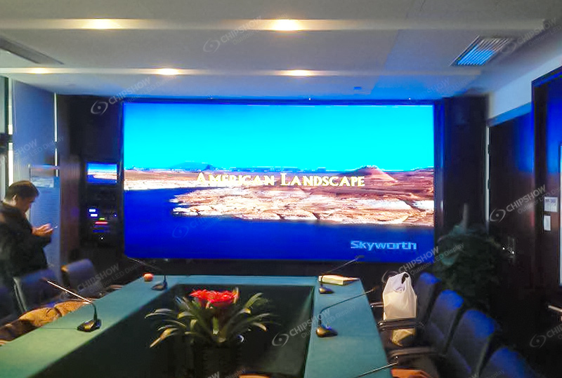 Proyecto de pantalla LED de alta definición P2.5 para una sala de conferencias de cierta institución pública en Zhejiang