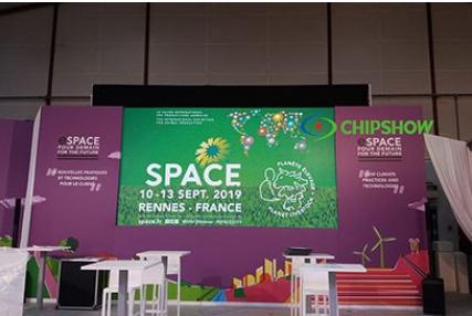 Se muestra la exhibición de alquiler de chipshowï½œhd c-lite-d sobre el seminario internacional de reproducción animal en francia