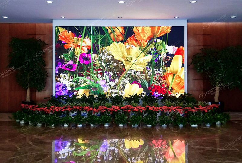 Pantalla LED de paso pequeño P1.5 para interiores en el suroeste de China
